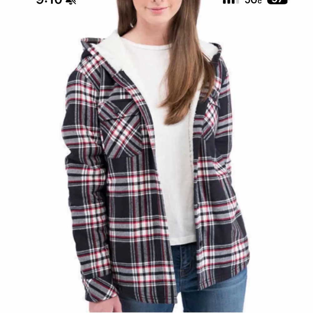 Boston Traders plush lined flannel shirt